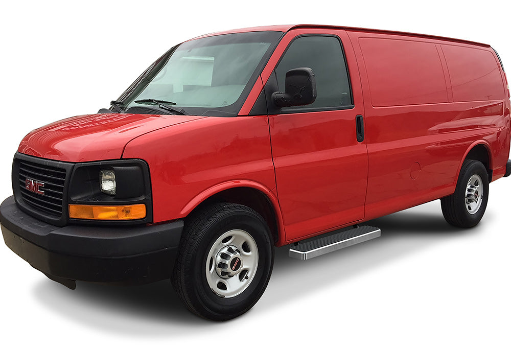 Running boards for chevy express deals van