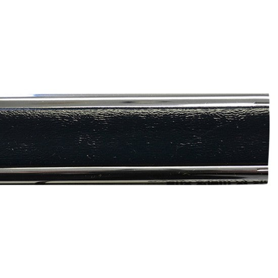 Black (With Chrome Stripes) Door Molding 7/8" Wide by 65 Ft. Body Side Molding Dawn Enterprises   