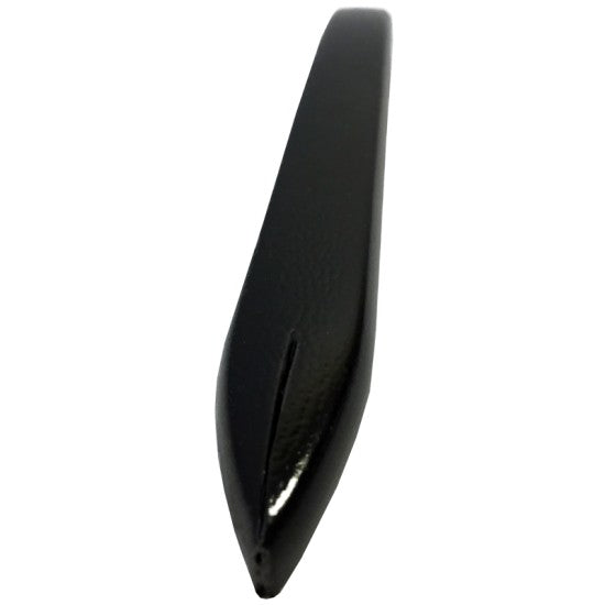 Black (With Angled Tip Ends) Door Molding 14/25" Wide; Two 7 Ft. Pieces Body Side Molding Dawn Enterprises   
