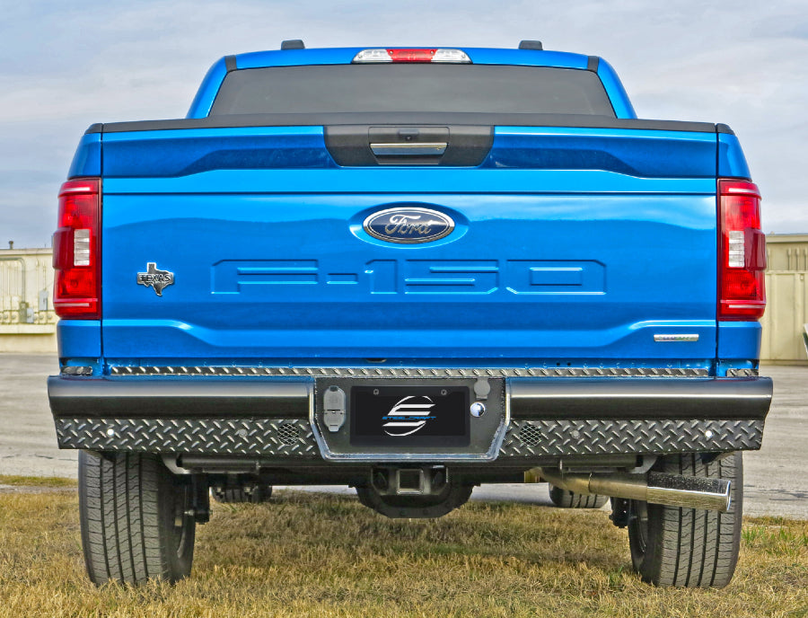 2015-2023 Ford F150 (Fits all OE Hitches) REAR Bumper: PROMAX Series Bumper Steelcraft   