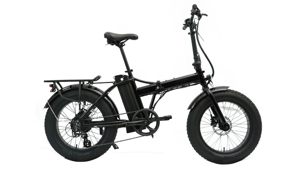 E-FAT-MN Electric Bike - Fat Tire Type Electric Bicycle EUNORAU INNOVATIVE ELECTRIC BIKES Black  