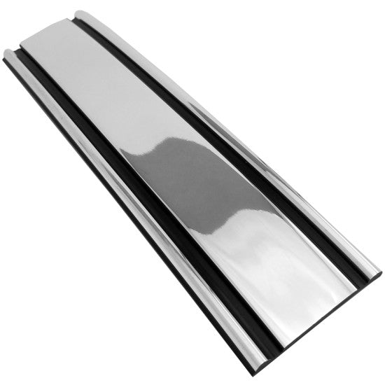 Chrome (With Black Stripes) Door Molding 2.25" Wide by 34Ft. Body Side Molding Dawn Enterprises   