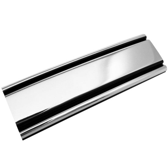 Chrome (With Black Stripes) Door Molding 1.25" Wide by 65Ft. Body Side Molding Dawn Enterprises   