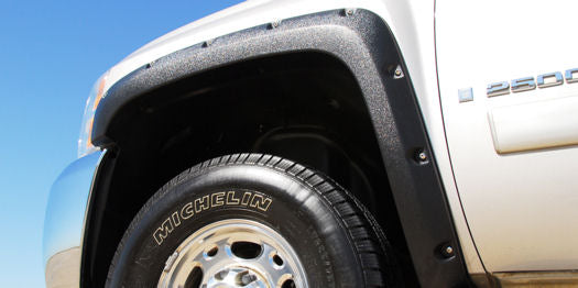 2014-2018 Chevy Silverado Fender Flares (6.5Ft./ 8 Ft. Bed) (Rivet Style) Fender Flares Lund   