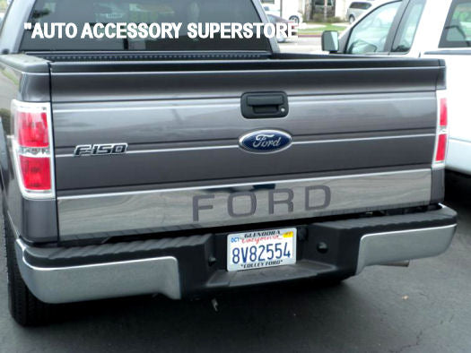 2004-2008 Ford F150 Chrome Lower Tailgate Trim (With Letter Cutouts) Chrome Tailgate Trim Pro Trim   