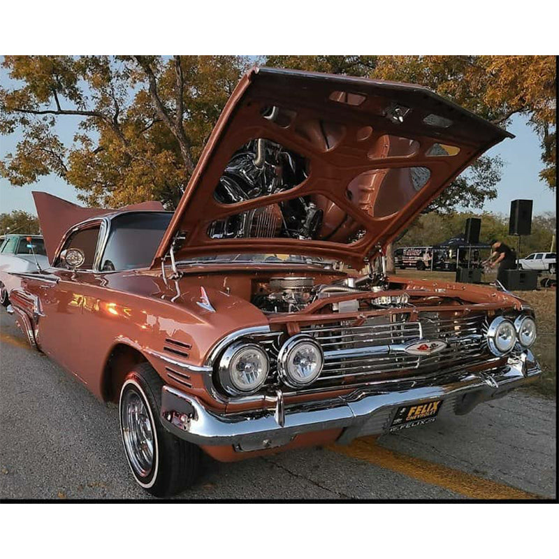 1960 Chevy Impala (Hardtop) Hood & Trunk Mirror Kit Package Mirror Kit AutoLuxe   