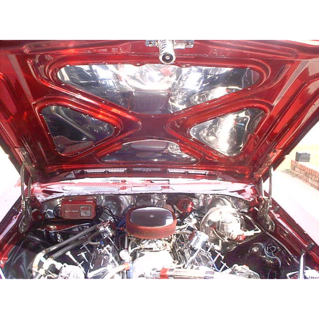 1968-1969 Chevy El Camino Hood Mirror Kit Hood Mirror Kit AutoLuxe   
