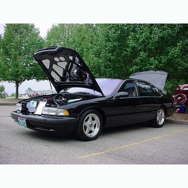 1991-1996 Chevy Caprice Hood & Trunk Mirror Kit Package Mirror Kit AutoLuxe   