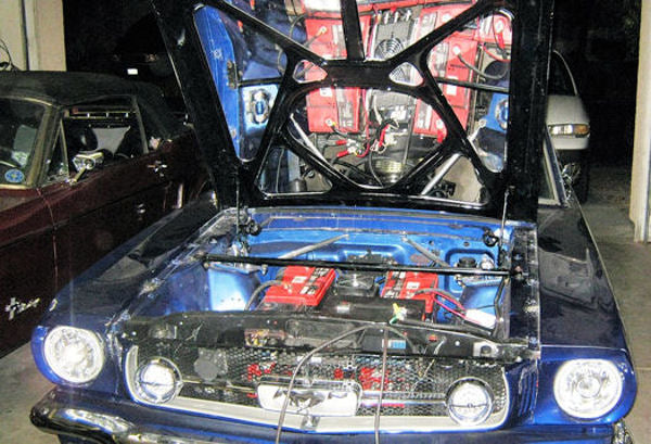 1965-1966 Ford Mustang Hood Mirror Kit Hood Mirror Kit AutoLuxe   
