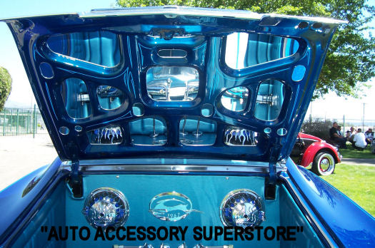 1966 Chevy Impala Hardtop Trunk Mirror Kit Trunk Mirror Kit AutoLuxe   