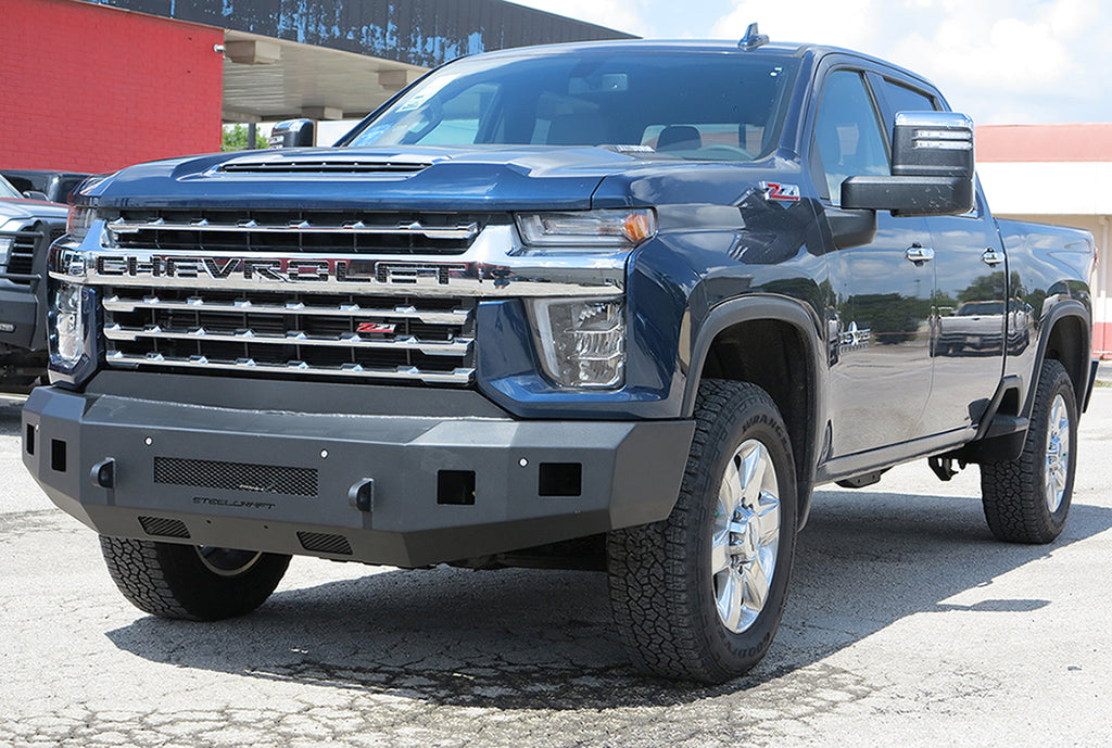 2020-Up Chevy Silverado 2500/3500 FRONT Bumper: FORTIS Series Bumper Steelcraft   