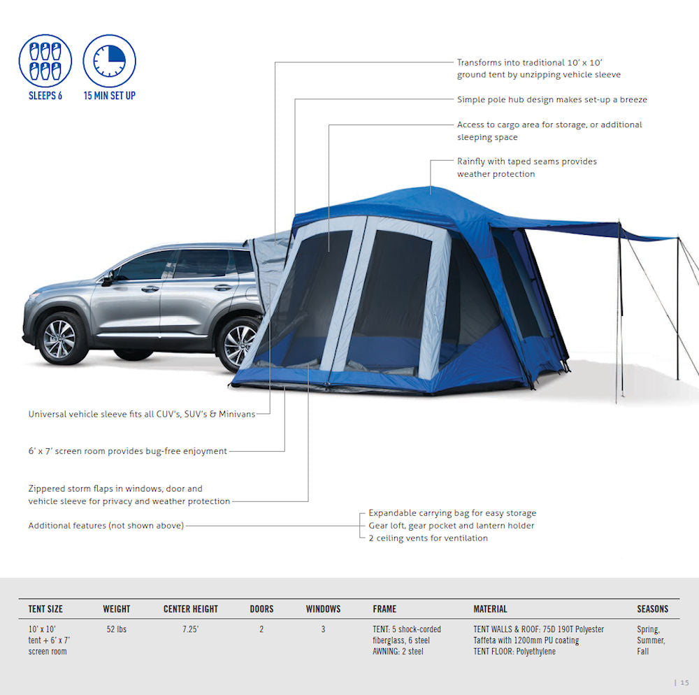 Sportz on sale suv tent