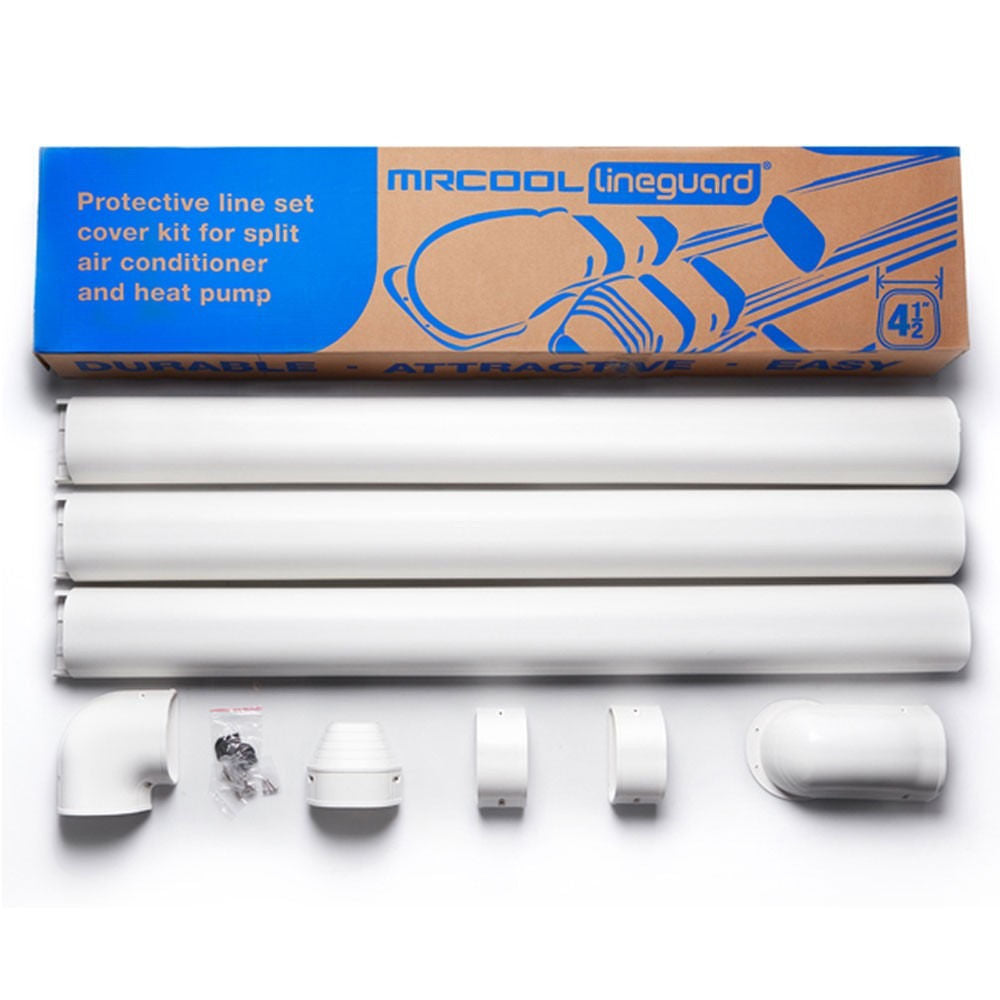 LineGuard 16 PC. Line Set Cover Kit for Ductless Mini-Split System Air Conditioners MrCool   