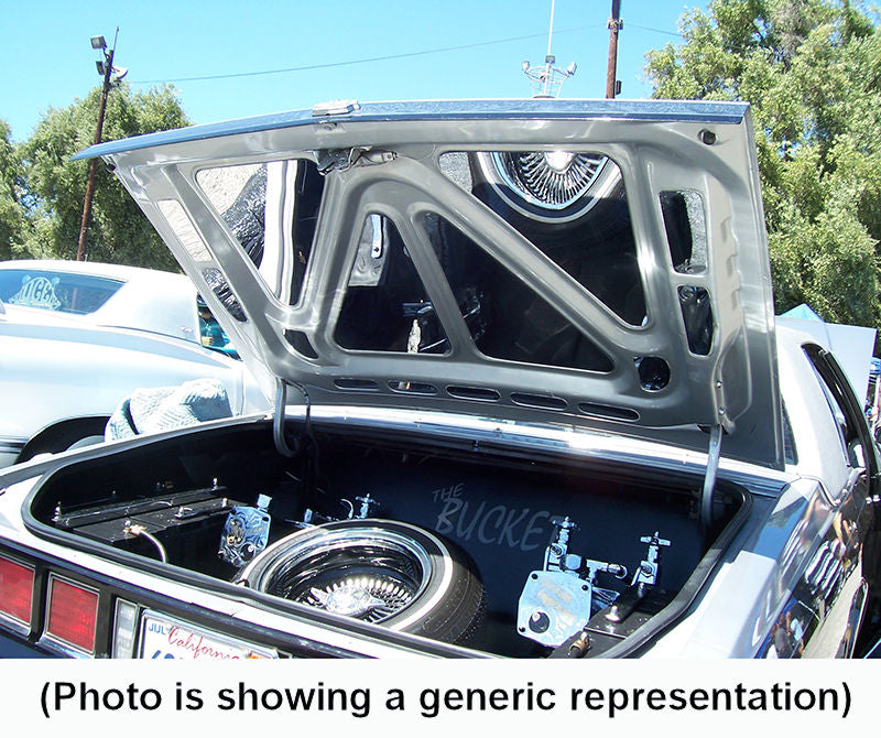 1969 Chevy Impala Hardtop Trunk Mirror Kit Trunk Mirror Kit AutoLuxe   